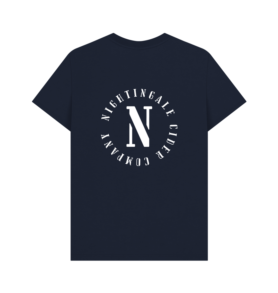 Navy Blue Printed T-shirt