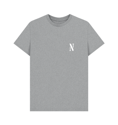 Athletic Grey Nightingale Classic Tee - White Logo