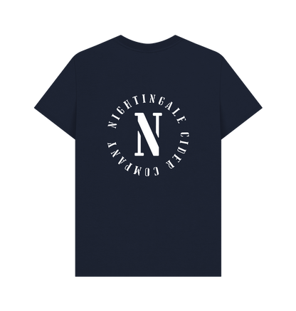 Navy Blue Printed T-shirt