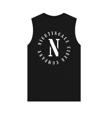 Nightingale Tee - Sleeveless Black Logo