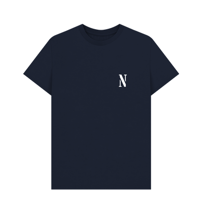 Navy Blue Printed T-shirt
