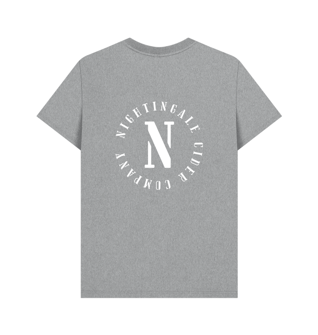 Athletic Grey Printed T-shirt