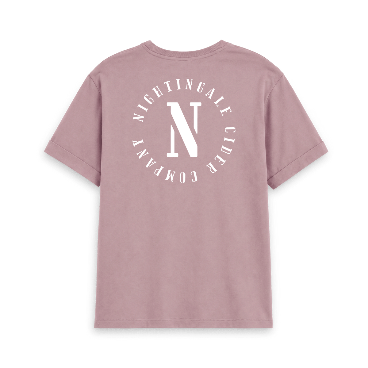Mauve Printed T-shirt Back