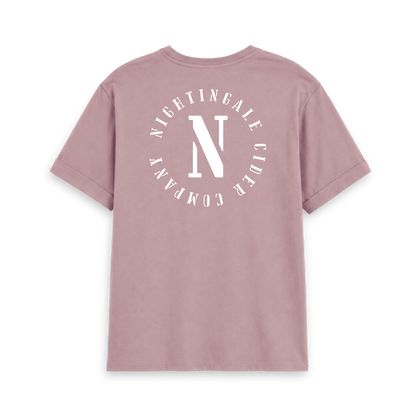Mauve Printed T-shirt Back