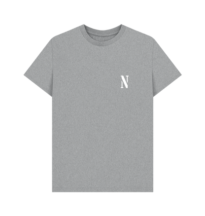 Athletic Grey Printed T-shirt