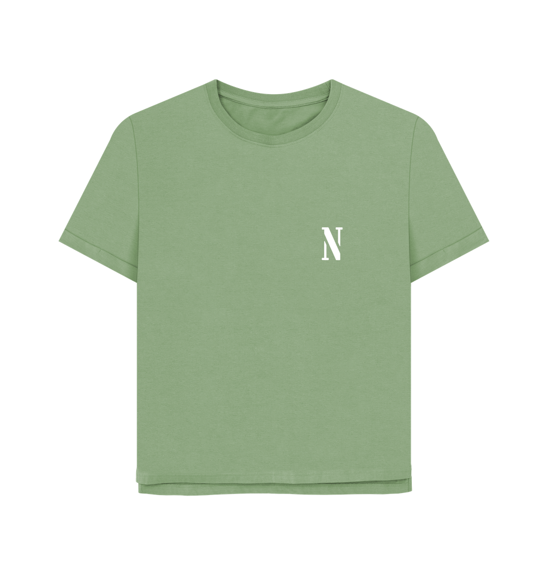 Sage Nightingale Tee - White Logo