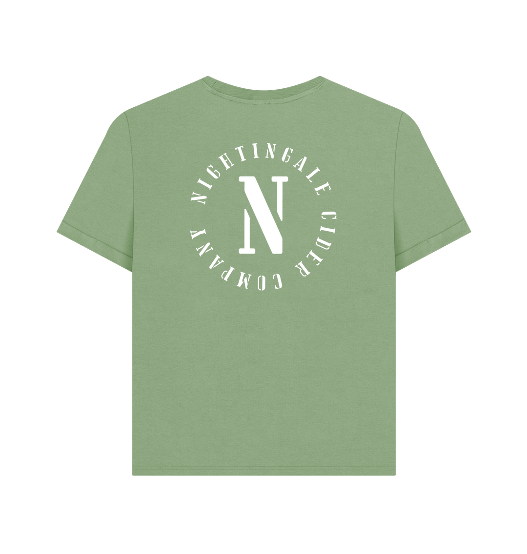 Nightingale Tee - White Logo