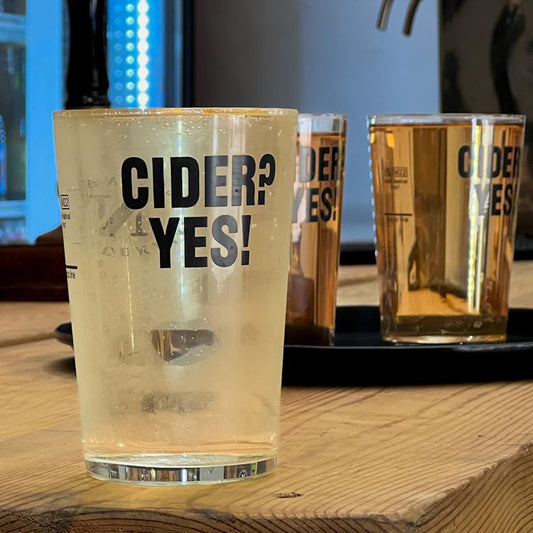Cider Yes Pint Glass