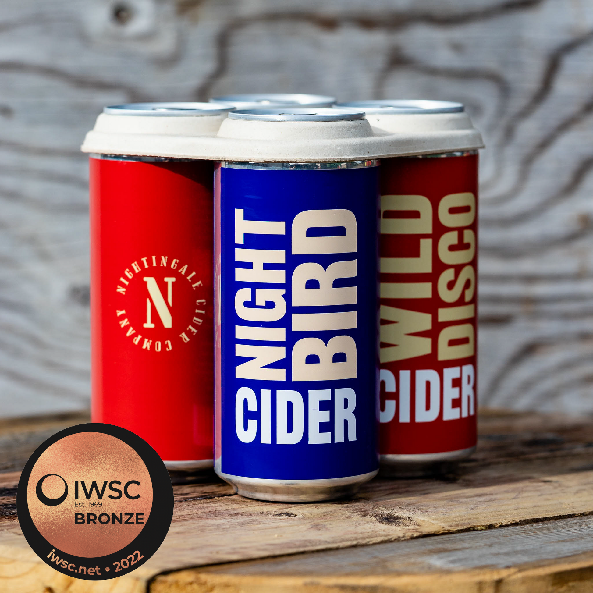 Nightingale mixed cans with iwsc award